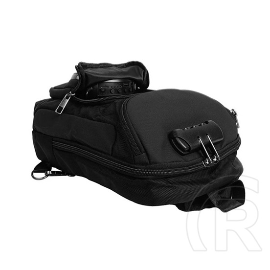 Hoco hc42 bluetooth hangszóró (v5.4, 2500mah belső akku, kártyaolvasó, led, hátizsák, számzár) fekete