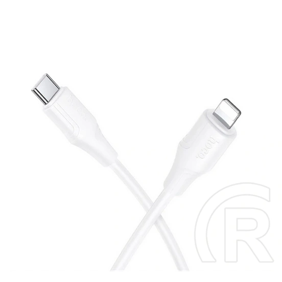 Hoco iPhone 14 Plus  x124 adatkábel (type-c - lightning, 27w, gyorstöltő, 100cm) fehér