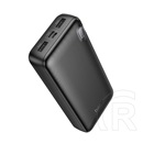 Hoco j128a vésztöltő 2 usb aljzat (20000mah, 2a, led jelzés) fekete