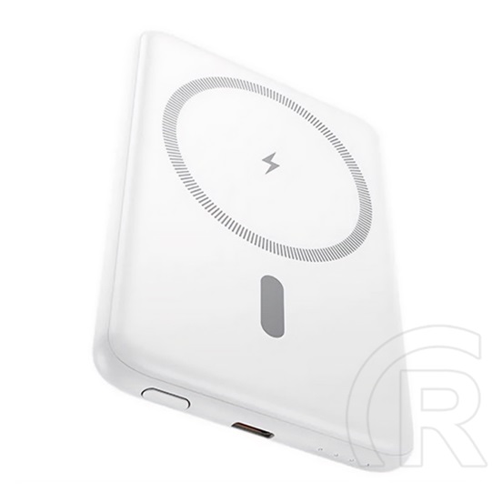 Hoco j140a vésztöltő type-c aljzat (5000mah, 20w, pd gyorstöltő 3.0, wireless, magsafe) fehér