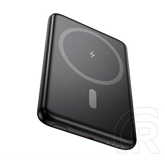 Hoco j140a vésztöltő type-c aljzat (5000mah, 20w, pd gyorstöltő 3.0, wireless, magsafe) fekete