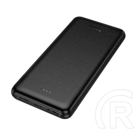 Hoco j153 vésztöltő 2 usb+type-c+microusb aljzat (10000mah, 10w, gyorstöltő, led jelzés) fekete