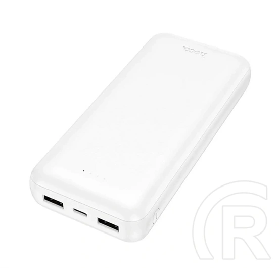 Hoco j153a vésztöltő 2 usb+type-c aljzat (20000mah, 10w, led jelzés) fehér