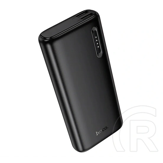 Hoco j158a vésztöltő 2 usb aljzat (10000mah, 2a, led jelzés) fekete