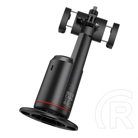 Hoco k23 asztali tartó (tripod állvány, 360°, automata arckövetés, bluetooth távkioldó, 4.5 - 7" méret) fekete
