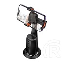 Hoco k26 asztali tartó (műanyag, 360°, automata arckövetés, 4.7 - 7" méretig) fekete