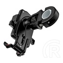 Hoco kerékpáros és motoros telefontartó (kormányra rögzíthető, állítható kar, 65-95mm, 4.5-7" méret) fekete