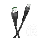 Hoco U53 USB adat- és töltőkábel (A dugó / C dugó, 1,2 m, fekete)