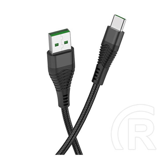 Hoco U53 USB adat- és töltőkábel (A dugó / C dugó, 1,2 m, fekete)