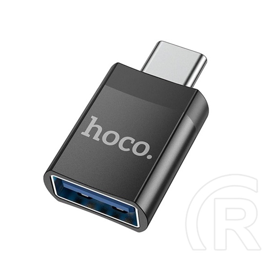 Hoco ua17 adapter (usb F - type-c M, otg, adatátvitel és töltés) fekete