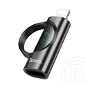 Hoco ua32b adapter (type-c aljzat - lightning, adatátvitel és töltés, led kijelző) fekete