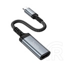 Hoco ua43a adapter kábel (type-c - hdmi aljzat, 4k, 20cm) sötétszürke