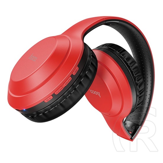 Hoco w30 bluetooth fejhallgató sztereo (v5.0, mikrofon, zajszűrő) piros