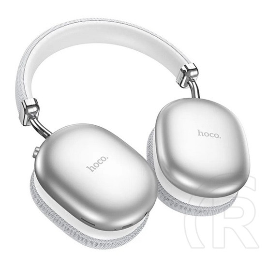Hoco w35 max bluetooth fejhallgató sztereo (v5.3, microsd kártyaolvasó, 3.5mm jack aljzat, összehajtható) ezüst