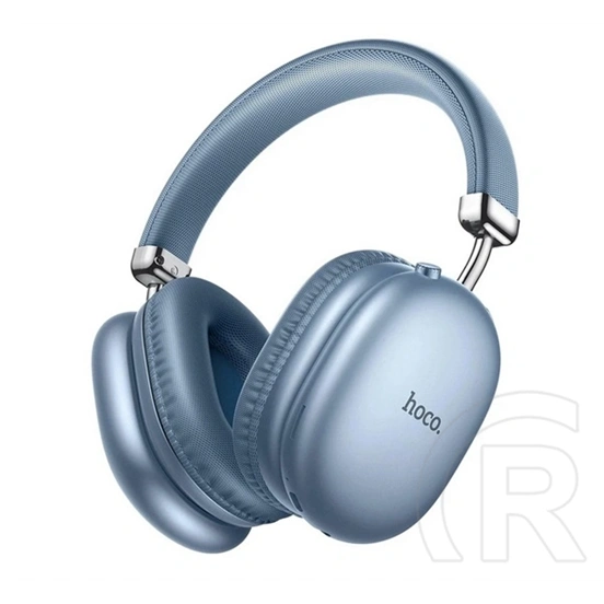 Hoco w35 max bluetooth fejhallgató sztereo (v5.4, aktív zajszűrő, tf kártyaolvasó, 3.5mm jack aljzat) világoskék