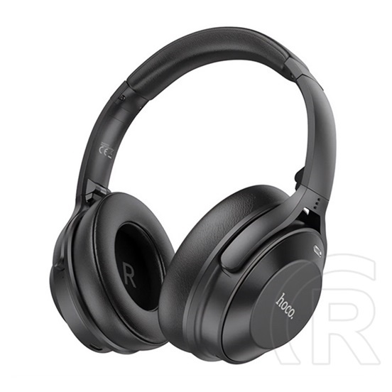 Hoco w37 bluetooth fejhallgató sztereo (v5.3, aktív zajszűrő, 3.5mm jack aljzat) fekete
