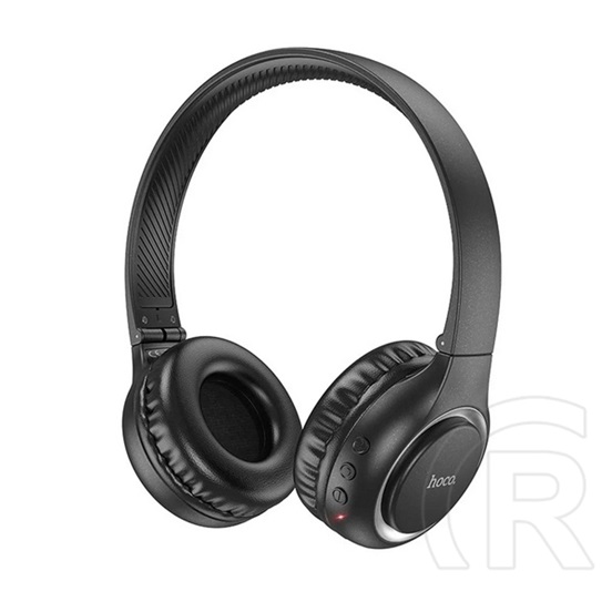 Hoco w41 bluetooth fejhallgató sztereo(v5.3, mikrofon, kártyaolvasó, összehajtható, 3.5mm jack aljzat)fekete