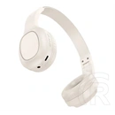 Hoco w46 bluetooth fejhallgató sztereo (v5.3, összehajtható, 3.5mm jack aljzat) fehér