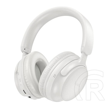 Hoco w53 bluetooth fejhallgató sztereo (v5.0, összehajtható, 3.5mm jack aljzat) fehér