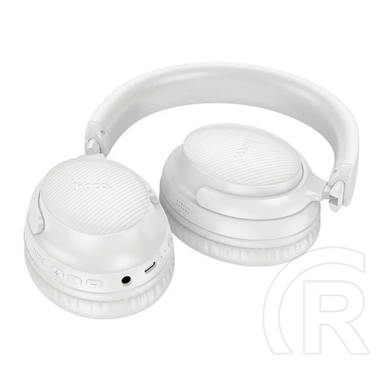 Hoco w53 bluetooth fejhallgató sztereo (v5.0, összehajtható, 3.5mm jack aljzat) fehér