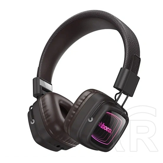 Hoco w72 bluetooth fejhallgató sztereo (v6.0, mikrofon, összehajtható) sötétbarna