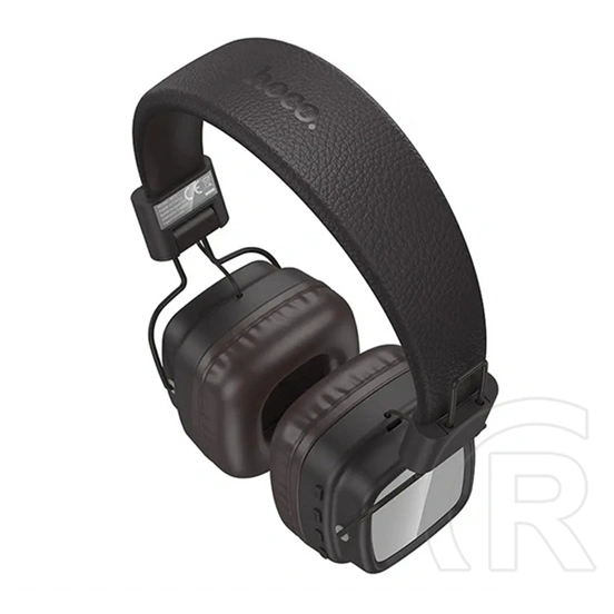 Hoco w72 bluetooth fejhallgató sztereo (v6.0, mikrofon, összehajtható) sötétbarna