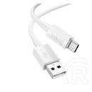 Hoco x107 adatkábel (usb - type-c, 3a, 100cm) fehér