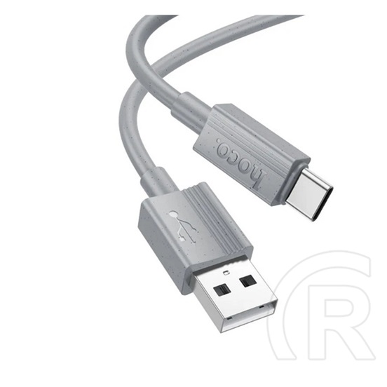 Hoco x107 adatkábel (usb - type-c, 3a, 100cm) világosszürke