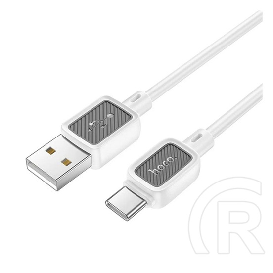 Hoco x108 adatkábel (usb - type-c, 3a, gyorstöltő, 100cm) fehér
