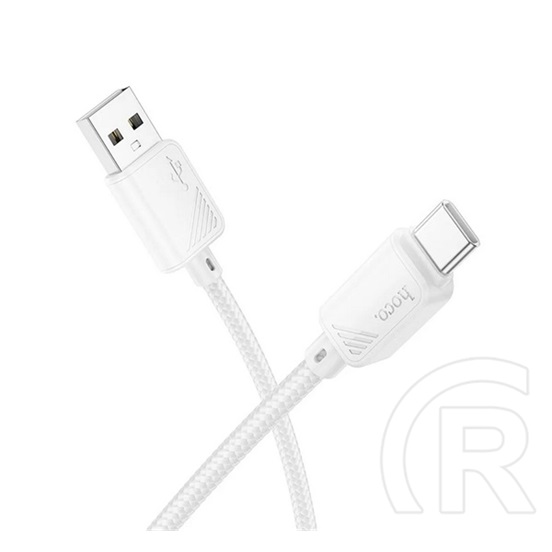 Hoco x113 adatkábel (usb - type-c, 3a, gyorstöltő, 100cm) fehér