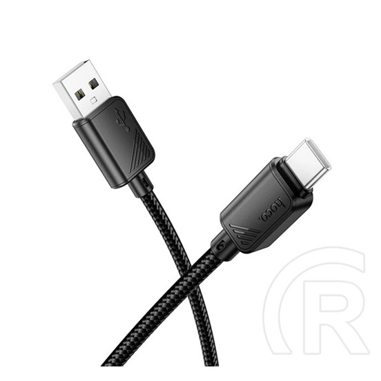 Hoco x113 adatkábel (usb - type-c, 3a, gyorstöltő, 100cm) fekete
