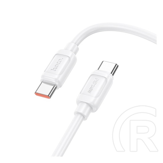 Hoco x115 adatkábel (type-c - type-c, 240w, pd gyorstöltő, 100cm) fehér