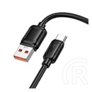 Hoco x115 adatkábel (usb - type-c, 100w, pd gyorstöltő, 100cm) fekete