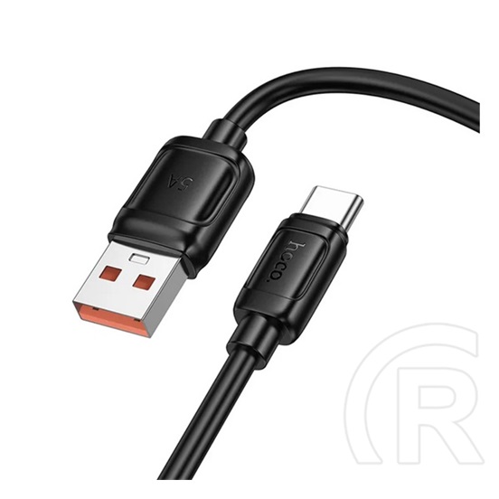 Hoco x115 adatkábel (usb - type-c, 100w, pd gyorstöltő, 100cm) fekete