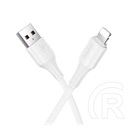 Hoco x120 adatkábel (type-c - lightning, 27w, pd gyorstöltő, 100cm) fehér