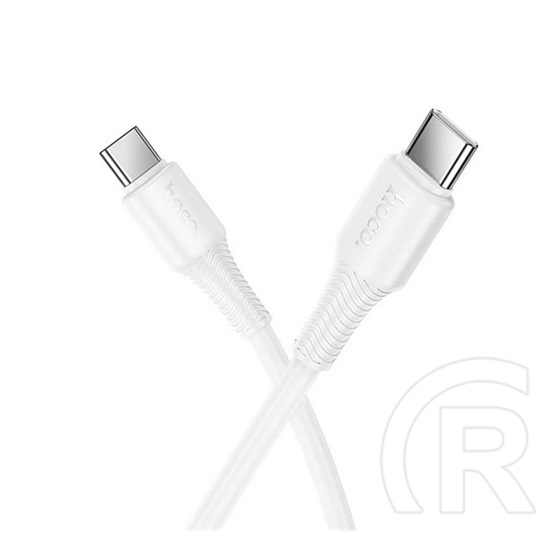 Hoco x120 adatkábel (type-c - type-c, 60w, pd gyorstöltő, 100cm) fehér
