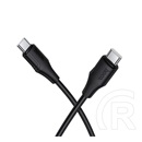 Hoco x124 adatkábel (type-c - type-c, 60w, gyorstöltő, 100cm) fekete