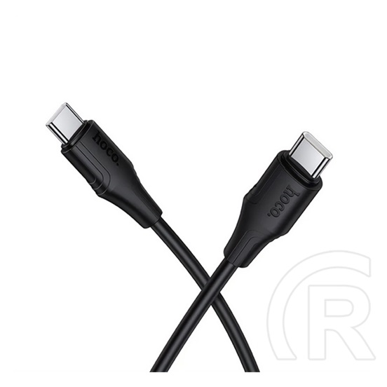 Hoco x124 adatkábel (type-c - type-c, 60w, gyorstöltő, 100cm) fekete