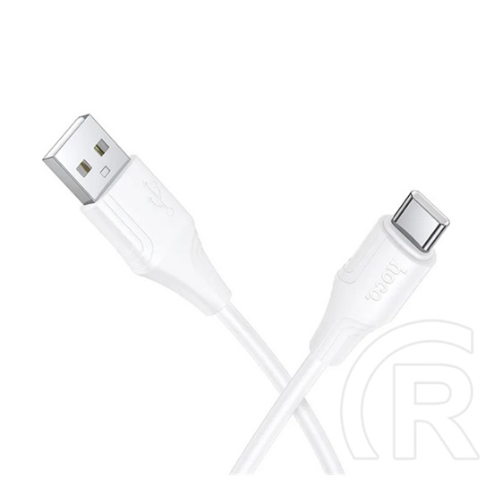 Hoco x124 adatkábel (usb - type-c, 3a, gyorstöltő, 100cm) fehér