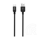 Hoco X14 USB adat- és töltőkábel (A dugó / C dugó, 2 m, fekete)