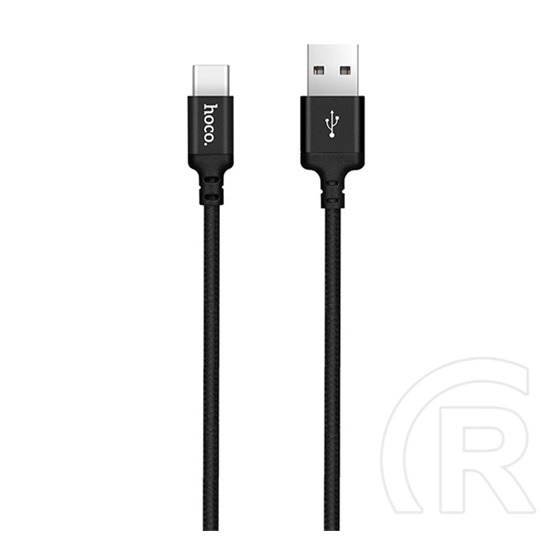Hoco X14 USB adat- és töltőkábel (A dugó / C dugó, 2 m, fekete)