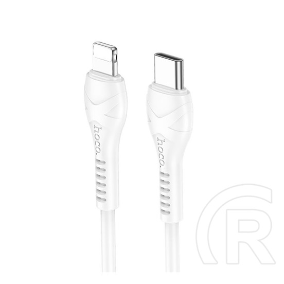 Hoco x37 adatkábel (type-c - lightning, 27w, 100cm, törésgátló) fehér