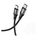 Hoco X50 USB adat- és töltőkábel (C dugó / C dugó, 2 m, fekete)
