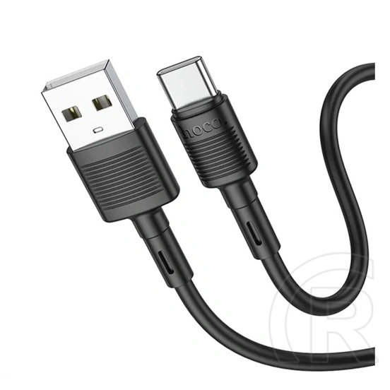 Hoco x83 adatkábel (usb - type-c, 15w, gyorstöltő, 100cm) fekete