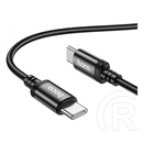 Hoco x89 adatkábel (type-c - type-c, 60w, pd gyorstöltő, 100cm) fekete