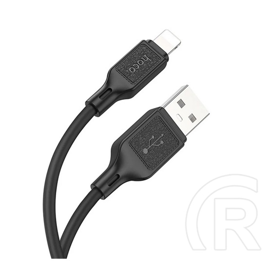 Hoco x90 adatkábel (usb - lightning, 2.4a, 100cm) fekete