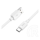Hoco x96 adatkábel (usb - type-c, 27w, gyorstöltő, 100cm) fehér