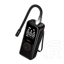 Hoco zp18 légkompresszor (type-c aljzat, 4000mah akkumulátor, lcd kijelző, zseblámpa) fekete