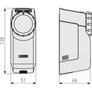 HomeTec Pro White ajtózár