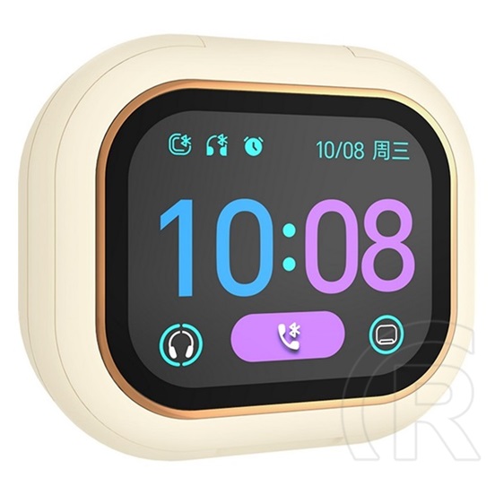 Honor choice cubuds bluetooth fülhallgató sztereo (v6.0, tws, mikrofon, aktív zajszűrő, led kijelző + töltőtok) khaki